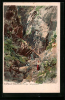 Künstler-AK Edward Theodore Compton: Kranebitten-Klamm Bei Innsbruck  - Compton, E.T.