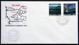 Iceland 1975  Vulcano HEIMAEY Eruption   MiNr.500-01  FDC  ( Lot 6671 ) - FDC