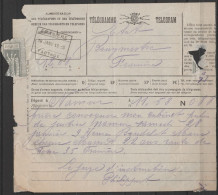 Télégramme Déposé à NAMUR Càd Chemin De Fer [FRANIERE / 26 JANV 1933] Pour Bourgmestre De Franière - Telegrammen