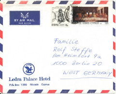 Cyprus Republic Air Mail Cover Sent To Germany 1982 - Briefe U. Dokumente