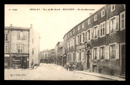 57 - BOULAY - RUE DE ST-AVOLD - MAGASIN PIERRE GUILLAUME - MAGASIN DERO-RITZ - Boulay Moselle