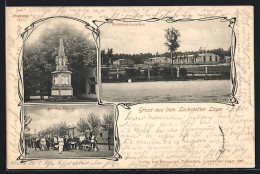 AK Hamburg-Lokstedt, Lockstedter Lager, Soldaten Bei Der Wäsche, Denkmal 70 /71, Wellbleckbaracken  - Lokstedt