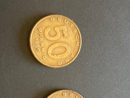 Münze Münzen Umlaufmünze Deutschland DDR 50 Pfennig 1950 - 50 Pfennig
