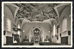 AK Allersberg / Mfr., Kath. Pfarrkirche Maria Himmelfahrt, Innenansicht  - Allersberg