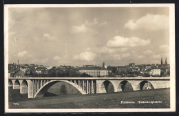 AK Pirmasens, Blick Auf Die Hindenburgbrücke - Pirmasens