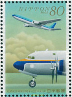 101208 MNH JAPON 2002 50 ANIVERSARIO DE LA AVIACION CIVIL - Unused Stamps