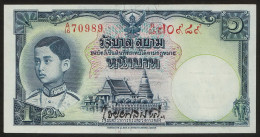 1 Baht Serie 4 Typ 1 Siam A16 70989 Thailand 1938 UNC - Thaïlande