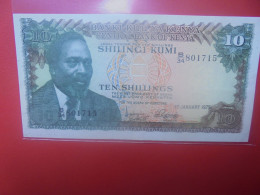 KENYA 10 SHILLINGS 1975 Circuler (B.34) - Kenya