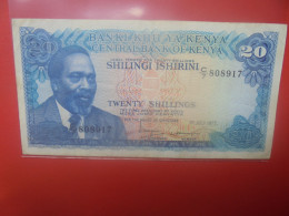 KENYA 20 SHILLINGS 1975 Circuler (B.34) - Kenya