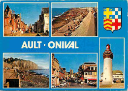 80 - Ault - Onival - Multivues - Automobiles - Phare - Plage - Blasons - Carte Neuve - CPM - Voir Scans Recto-Verso - La Mothe Achard