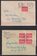 Kontrollrat 1948 Hannover Messe Partie Mit 5 Belegen Dabei Frankaturen, FDC Und VZd1 FDC /VZD1 SSt - Covers & Documents