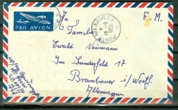 Lettre  Poste Aux Armées   1953  SP 68036   - Militaire Stempels Vanaf 1900 (buiten De Oorlog)