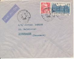 France Air Mail Cover Sent To Denmark Paris 20-2-1948 - 1927-1959 Brieven & Documenten
