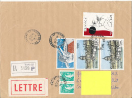 France Registered Cover Sent Local 24-8-1978 Topic Stamps (big Size Cover) - Storia Postale