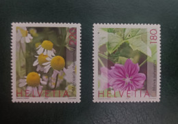 SUIZA FLORA 2005 Yv 1750/1 A MNH - Nuovi