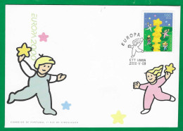 Portugal   2000  Mi.Nr. 2430 , EUROPA CEPT Kinder Bauen Einen Sternenturm - FDC  CTT Lisboa 2000.V.09 - 2000