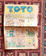 Le Journal De Toto N° 36 - Jeudi 11 Novembre 1937 - Les Aventures De Toto - Sonstige & Ohne Zuordnung