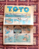 Le Journal De Toto N° 39 - Jeudi 2 Décembre 1937 - Les Aventures De Toto - Sonstige & Ohne Zuordnung