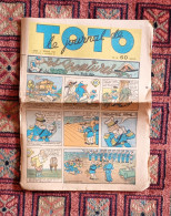 Le Journal De Toto N° 50 - Jeudi 17 Février 1938 - Les Aventures De Toto - Sonstige & Ohne Zuordnung
