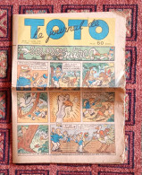 Le Journal De Toto N° 54 - Jeudi 17 Mars 1938 - Les Aventures De Toto - Autres & Non Classés