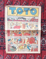 Le Journal De Toto N° 73 - Jeudi 28 Juillet 1938 - Les Aventures De Toto - Sonstige & Ohne Zuordnung