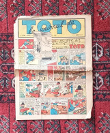 Le Journal De Toto N° 74 - Jeudi ?? Août 1938 - Les Aventures De Toto - Autres & Non Classés