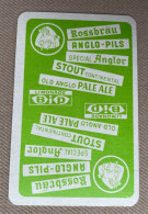 Speelkaart / Carte à Jouer - Rossbräu - ANGLO-PILS - SPECIAL Anglor - STOUT CONTINENTAL - OLD-ANGLO PA (Zulte) BELGIUM - Altri & Non Classificati