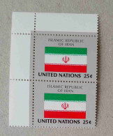 Ny88-03 : Nations-Unies New-York - Iran Avec Bdf (papier Avec Fils De Soie) - Nuevos