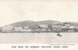 Sierra Leone - FREETOWN - View Of The Harbour - Publ. A. Lisk-Carew - Sierra Leona