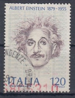 ITALY 1647,used,falc Hinged - Albert Einstein