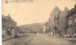 TROOZ"RUE DE LA STATION ET TERMINUS DU TRAM A VAPEUR"EDIT.ALBERT - Trooz