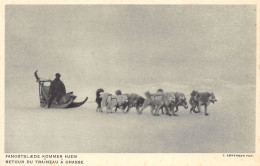 GRØNLAND Greenland - Return Of The Hunting Sled - Publ. Administration Du Groenland - Photographer J. Sørensen - Greenland