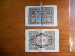 2 Billets Hundert Mark - Berlin, Den 1 November 1920 - 100 Mark