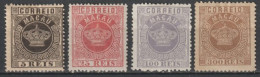 MACAU (CHINA) - 1884 - YVERT N°1+4+7+9 * / (*) - COTE = 122 EUR - Ongebruikt