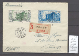 Niger - Lettre Recommandée  - Bureau De Dosso - 1939 - Briefe U. Dokumente