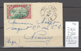 Niger - Lettre  - Bureau De TILLABERY - 1936 - Briefe U. Dokumente