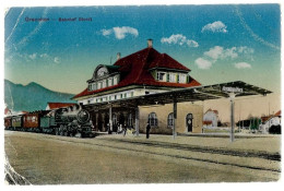 GRENCHEN: Bahnhof Mit Dampfzug 1920 - Other & Unclassified