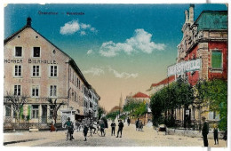 GRENCHEN: Animierte Bielstrasse Mit Bierhalle Sternen ~1910 - Other & Unclassified