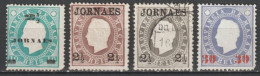 MACAU (CHINA) - 1891 - SERIE COMPLETE YVERT N°42/45 (*) / OBLITERES - COTE = 88 EUR - Ongebruikt