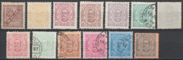 MACAU (CHINA) - 1893 - SERIE COMPLETE YVERT N°46/58 (*) / OBLITERES - COTE = 386 EUR - Ongebruikt
