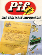 Pif Gadget N°265 - Rahan "La Part Des Chefs" - Fanfan La Tulipe "Les Chiens Du Baron" - - Pif Gadget