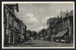 AK Rotenburg I. Hann., Grosse Strasse Mit Ratscafe  - Rotenburg (Wuemme)