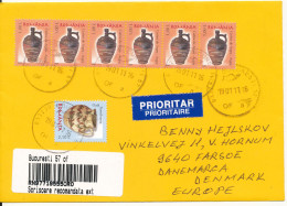 Romania Registered Cover Sent To Denmark Bucuresti 19-1-2011 - Covers & Documents