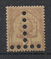 TUNISIE - 1888 - Taxe TT N°YT. 10a - Armoiries 2c Lilas-brun - T Renversé - Neuf Luxe** / MNH / Postfrisch - Strafport