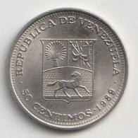 VENEZUELA  50 Centimos  1989 - Venezuela
