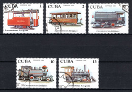 CUBA Yt. 2216/2220° Gestempeld 1980 - Usati