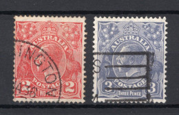 AUSTRALIA Yt. 79/80° Gestempeld 1931-1936 - Mint Stamps