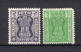 INDIA Yt. S35A/35B° Gestempeld Dienstzegel 1967-1974 - Francobolli Di Servizio