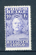 BEL. CONGO 148 MH 1928 - Ontdekkingsreiziger Henri Morton Stanley - Unused Stamps