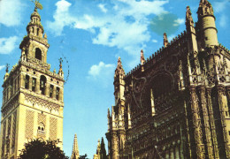 SEVILLA, ANDALUCIA, CATHEDRAL, ARCHITECTURE, TOWER, SPAIN, POSTCARD - Sevilla